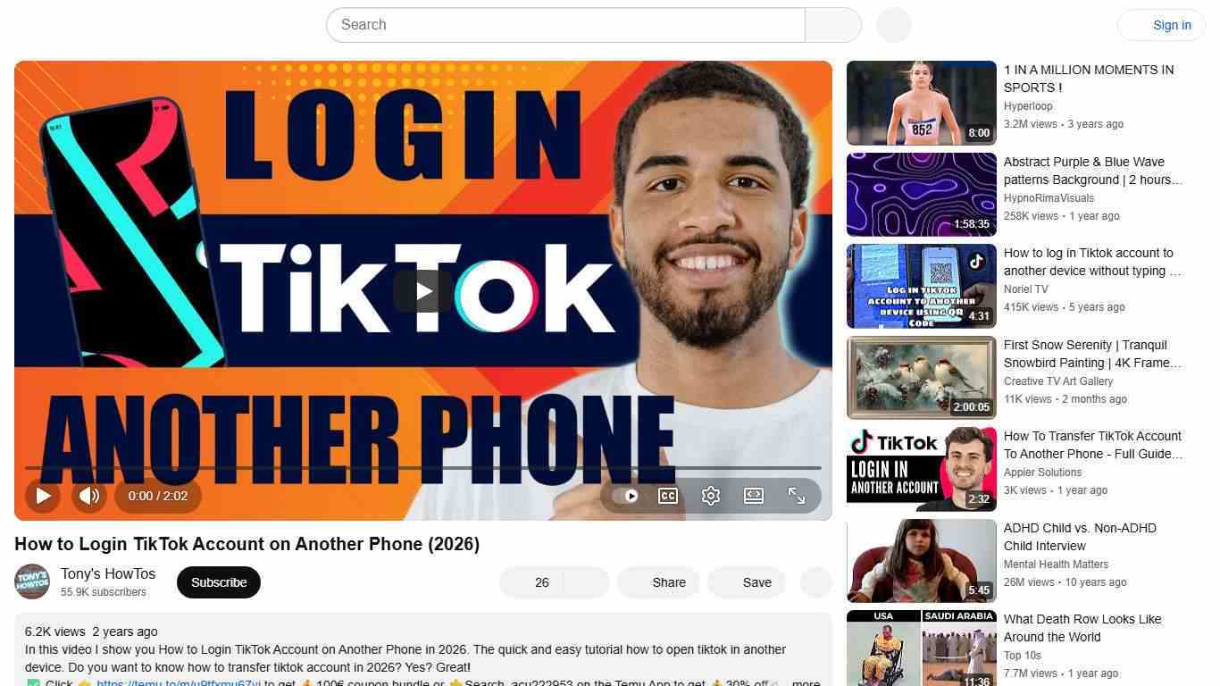 How to Login TikTok Account on Another Phone (2026) - YouTube